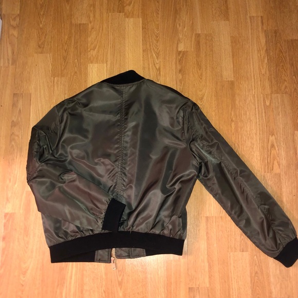 Green Bomber Jacket - Picture 4 of 4